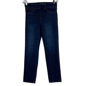 Gloria Vanderbilt High Rise Straight Shape Effect Jeans Womens Size 6S Dark Wash